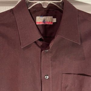 Mark Spencer Tailoring non iron button up shirt size 17/36